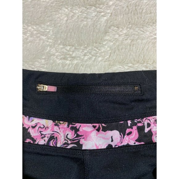 Cynthia Rowley Womens Black Pink Active Pants Sz S - Picture 3 of 6